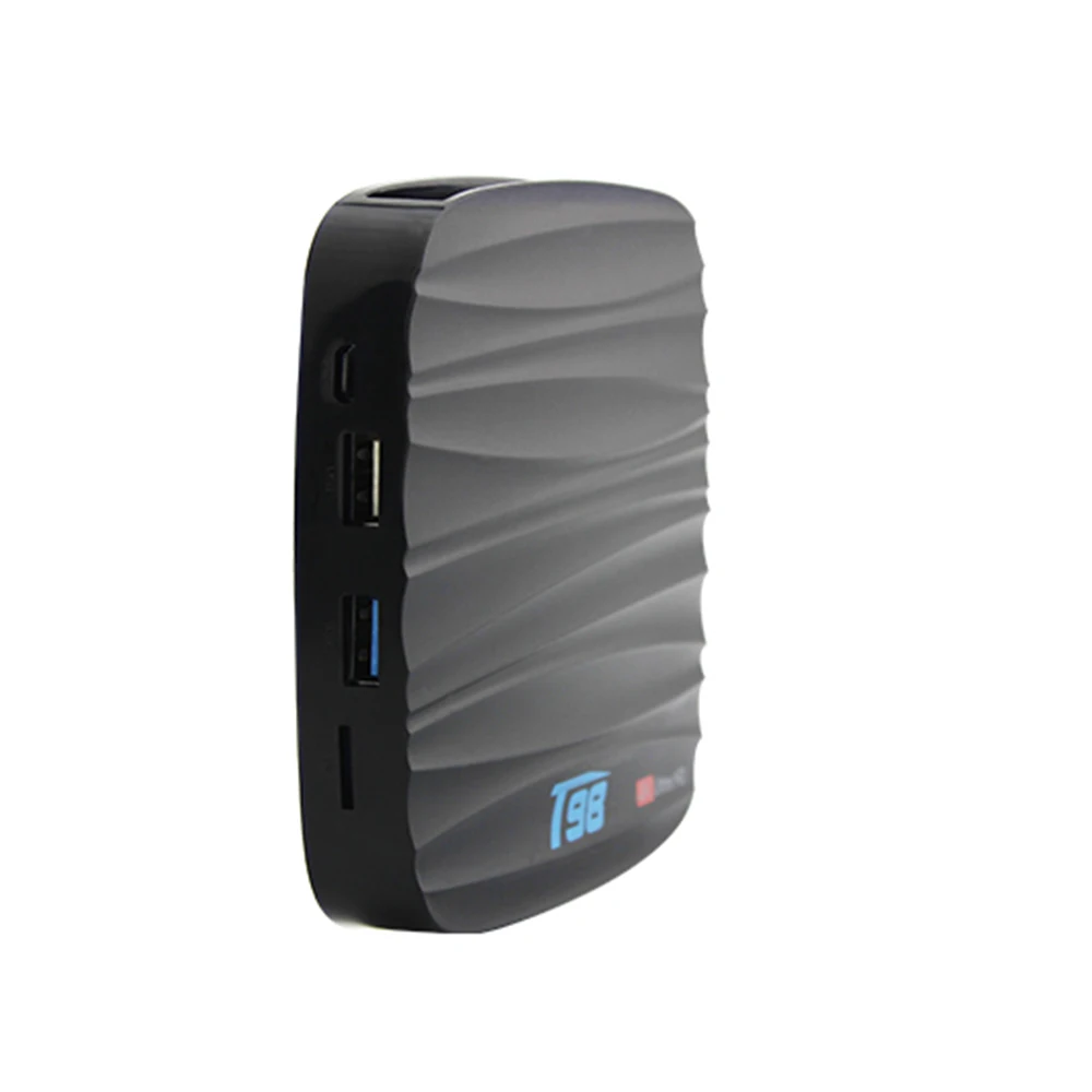 Горячая продажа 4k android tv box RK3328 Android7.1 T98 Smart 2g/8g 2g/16g H.265 4K KD 17 3 четырехъядерный VP9 3D