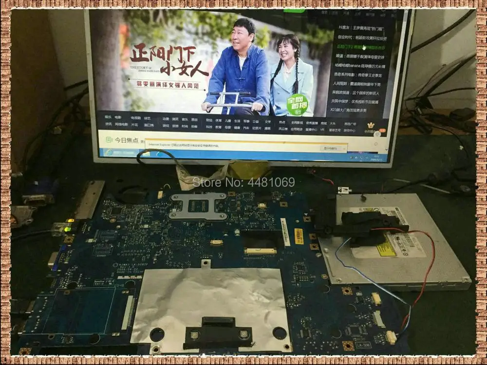 Материнская плата для Lenovo G550 материнская ноутбука KIWA7 DDR3 100% испытано с тестовым