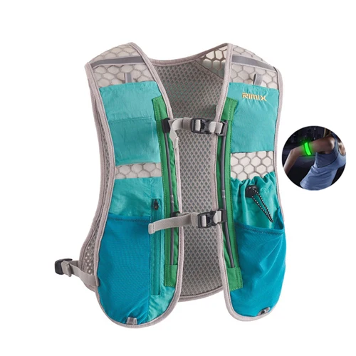 Only backpack Кроссовки для бега гидратационные рюкзаки легкий марафон рюкзак для спорта на открытом воздухе 5.5L сумка гоночный Пеший Туризм Фитнес жилет гидратации пакет - Цвет: Only backpack