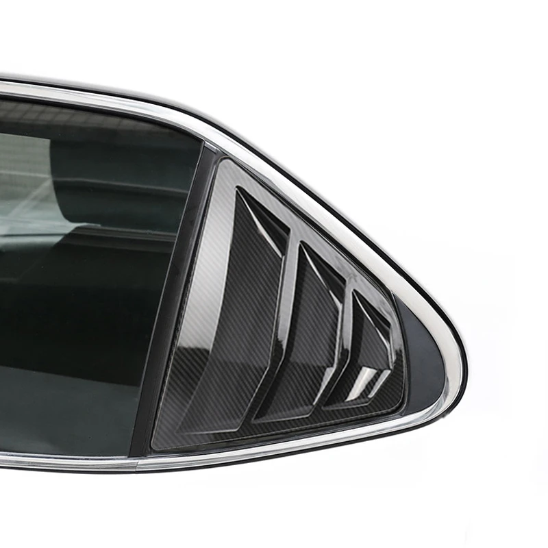 Для Toyota Camry XV70 2018 2019 ABS пластик задний треугольник окна жалюзи Крышка отделка 2