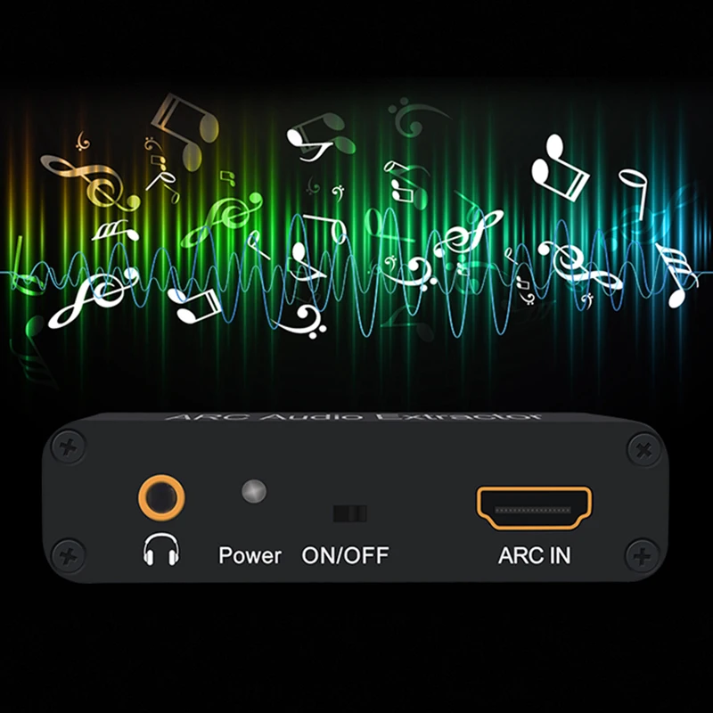 Совместимый с HDMI аудио адаптер ARC экстрактор цифровым оптическим TOSLINK SPDIF