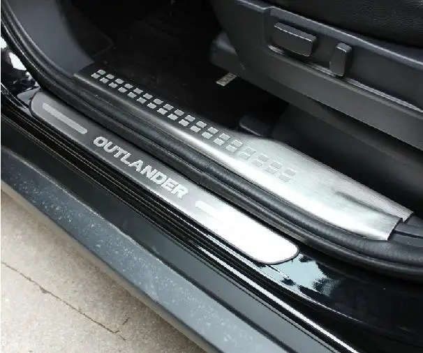 Накладка на внешний порог из нержавеющей стали для автомобилей Mitsubishi Outlander Samurai
