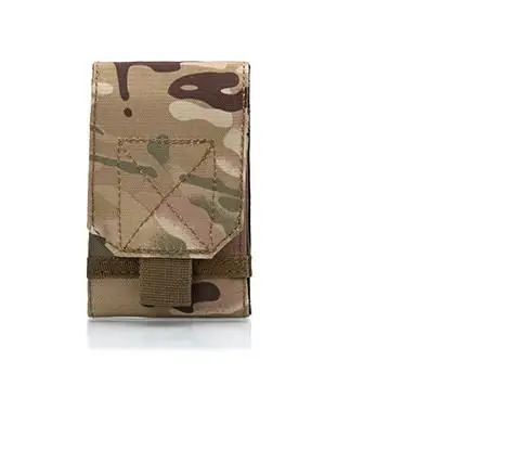 Forest camouflage Универсальный Многофункциональный армейский тактический портативный водонепроницаемый 600D нейлоновый чехол-кобура для мобильного телефона - Цвет: Forest camouflage