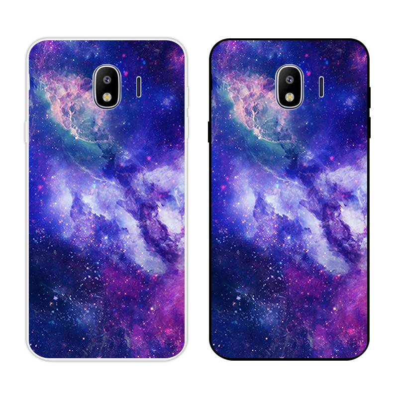 Soft TPU Case for Samsung Galaxy J4 2018 J400 SM-J400F Cover Silicone Scen Coque Protector Bumper |