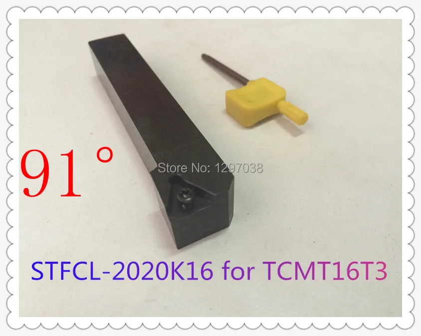 

Turning tool holder STFCL 20*20*125mm 91 Degree External Turning tools Screw Locked CNC Lathe Tool Holder For TCMT16T3 Inserts