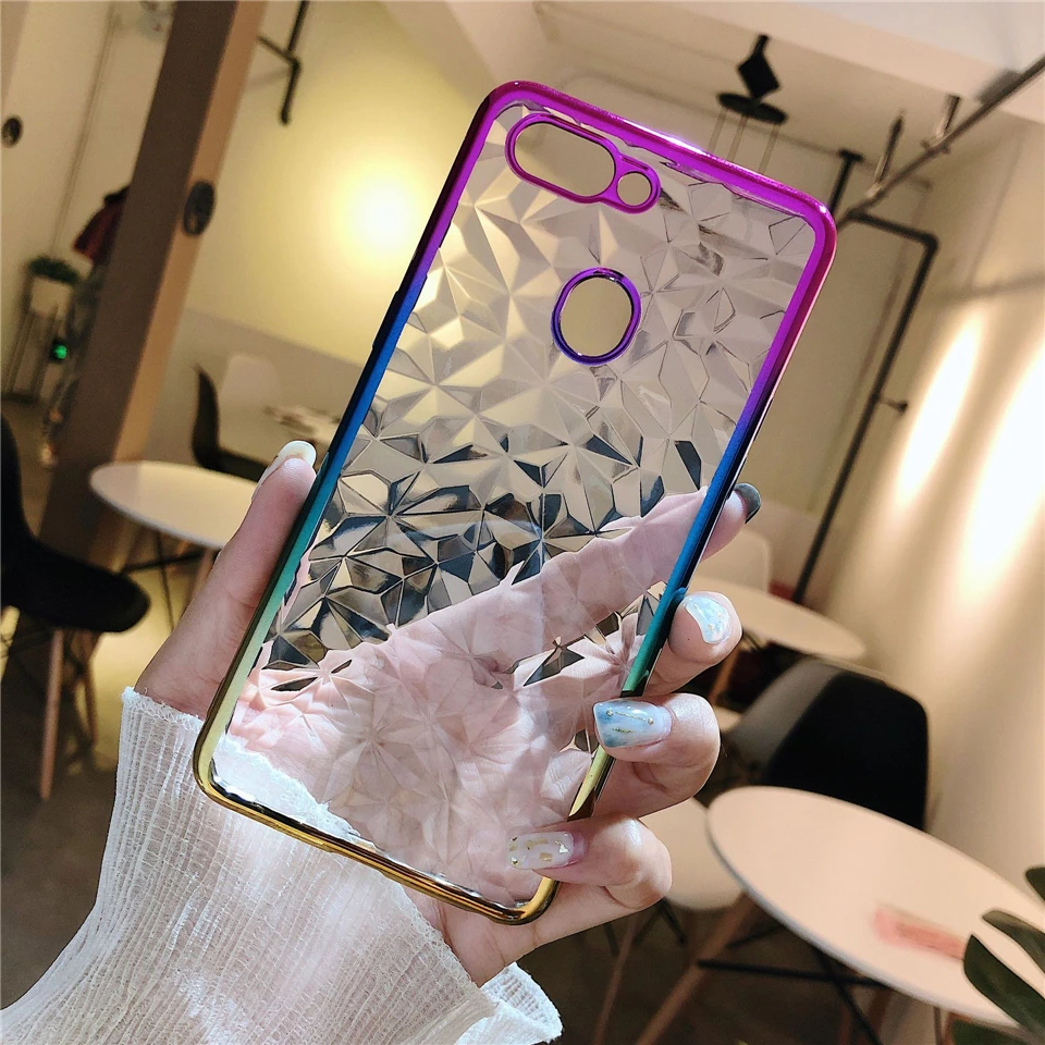 Для XiaoMi RedMi 6A 5A 4A чехол мягкий полный Силиконовый обшивка 3D градиентная Алмазная