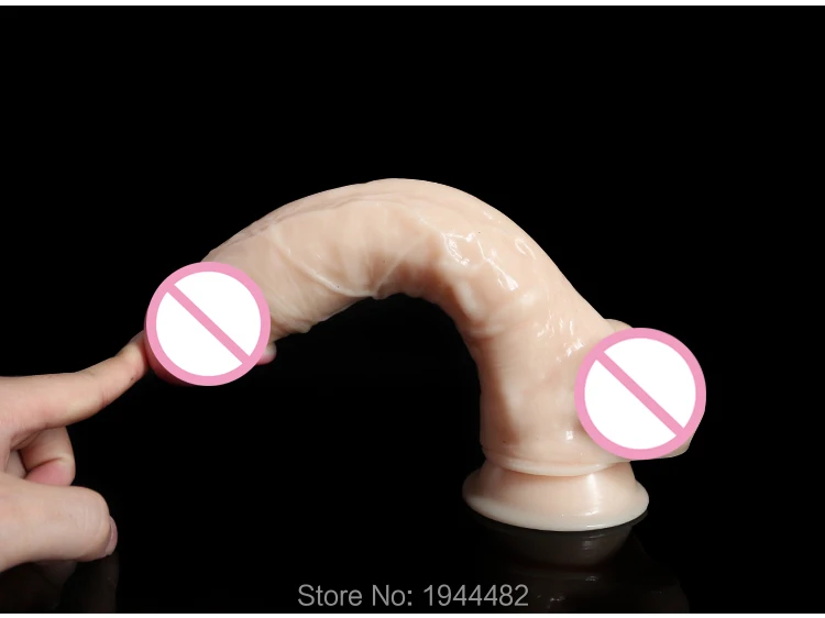 9 6 &quotдлина мягкая гибкая текстура реалистичные огромные фаллоимитаторы для