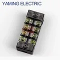 Yaming Электрический P136 TB-2503 600V 25A двухрядный 3 позиционный барьер винтовой клеммный блок кабель провода разъем Чистая медь