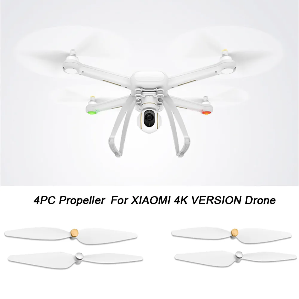 2 пары запасных частей пропеллеры CW/CCW Для Xiaomi Mi 4K версии RC Quadcopter Drone 6J7 Прямая