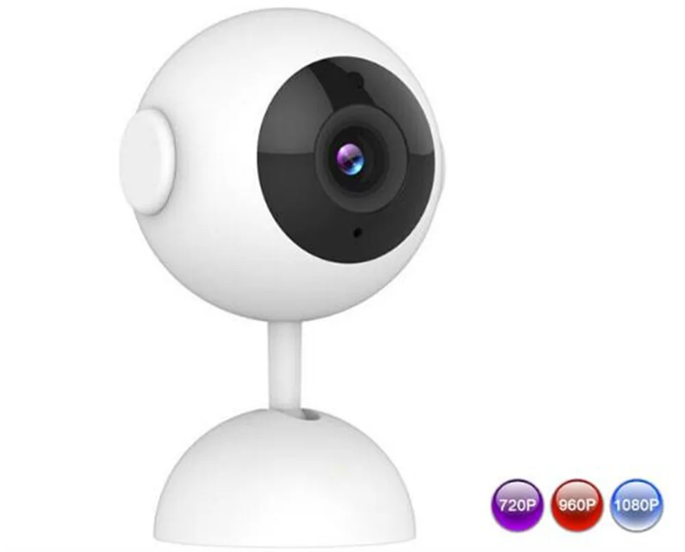 Беспроводная панорамная видеокамера видеодомофон радионяня 720/960/1080P