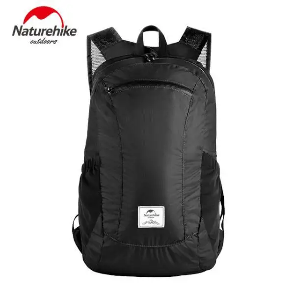 Black NatureHike 18L складной легкий Силиконовый водонепроницаемый рюкзак, ультралегкие уличные сумки для кемпинга, пешего туризма, велоспорта - Цвет: Black
