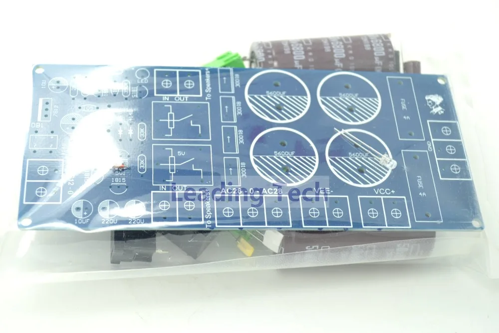 Комплект для стереодинамического усилителя мощности защита от перегрузки по