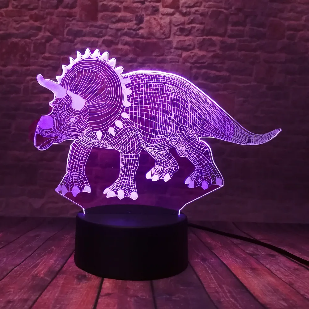 Парк Юрского периода 3D Трицератопс Динозавр Дракон модель Фигурка действие 7