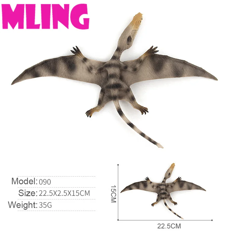 Hartz Птерозавр полый пластиковый экшн-игрушка фигуры динозавров животный парк
