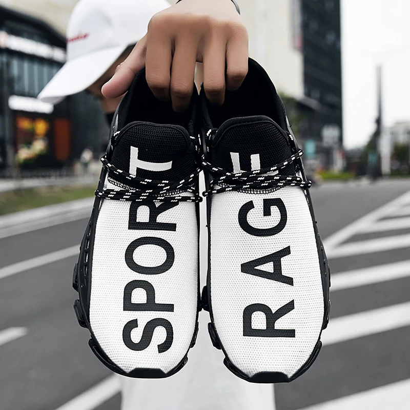 2019 New Casual Men Shoes Trainers Walking Summer Comfortale Fashion Mash Light Big Size 13 47 Black | Обувь