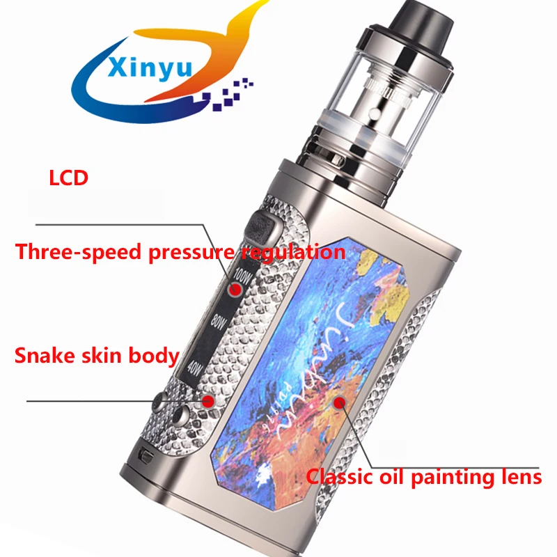 Новинка 2020 оригинальный стартовый набор 100 Вт кальян испаритель 2200 мАч батарея 3