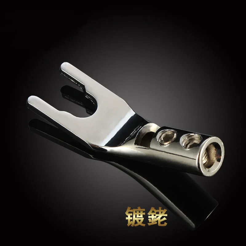 4 шт. Высокое качество родием Y лопата Вилки фиксирующий винт лопатка вилка