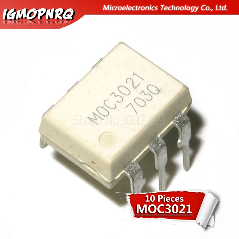 10 шт. MOC3062 MOC3020 MOC3021 MOC3023 MOC3043 MOC3052 MOC3063 MOC3083 DIP6|Интегральные схемы| |