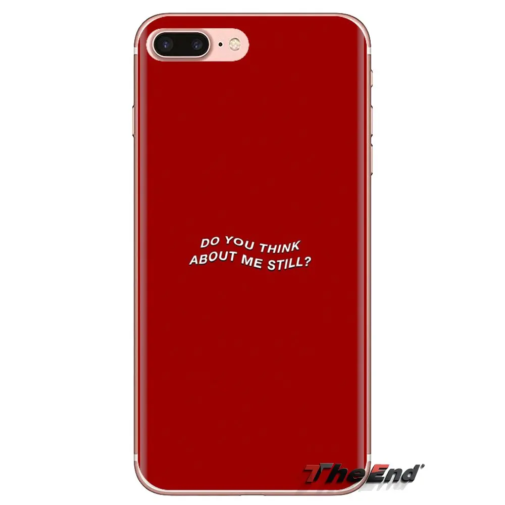 For Xiaomi Redmi 4A S2 Note 3 3S 4 4X 5 Plus 6 7 6A Pro Pocophone F1 Red doodles Quotes Transparent Soft Cases Covers |