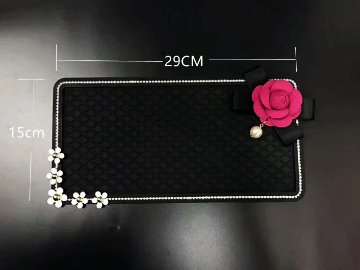 Женский нескользящий коврик RoseGift для приборной панели автомобиля липкий