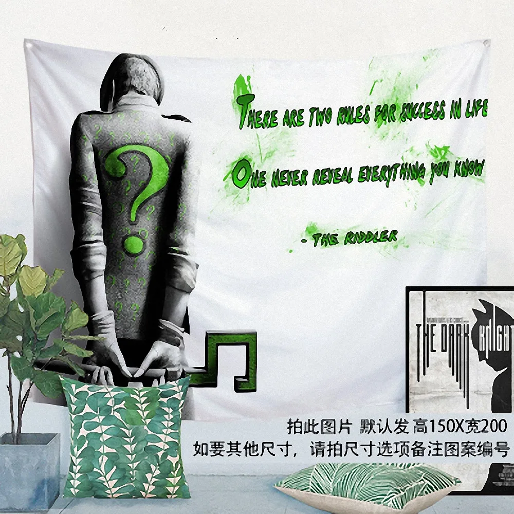Classic Movie\Rock Band\Creative Pattern Flag Banner Cloth Art Retro Poster Tapestry Wall Sticker Hanging Painting Indoor Decor | Дом и сад