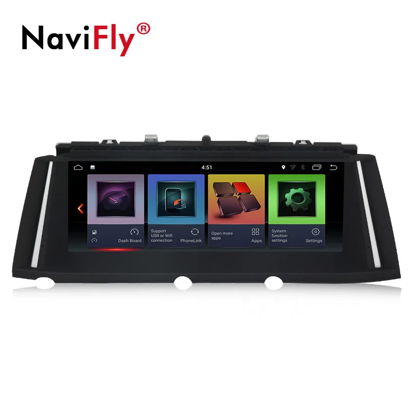 NaviFly 6 core Android 8.1 32G ROM car Audio gps navigator for BMW 7 series F01 F02 radio BT wifi 4G OBD2 | Автомобили и