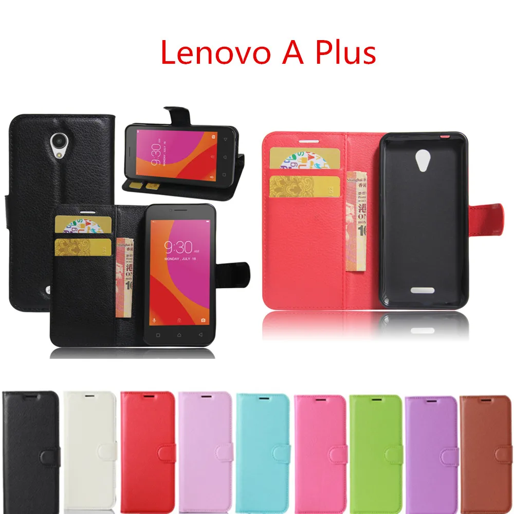 Чехол-бумажник из искусственной кожи для Lenovo A Plus A1010a20 4 5 дюйма защитный