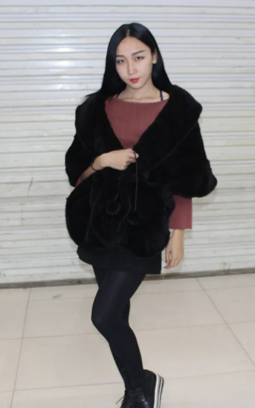 Linhaoshengyue 2017 100% натуральный мех норки Женская шаль|ladies shawl|mink fur shawlfur shawl |