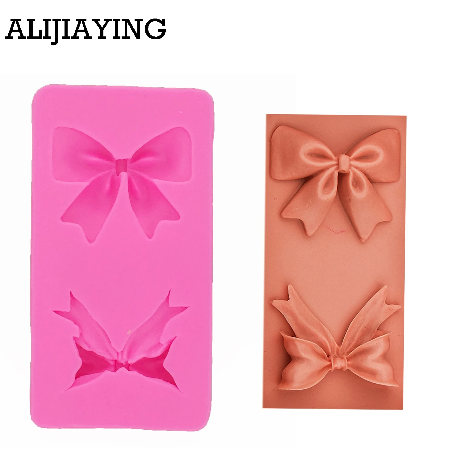 

M0580 Cute Bows Silicone Mold chocolate fondant cake decoration baking Cake Tools