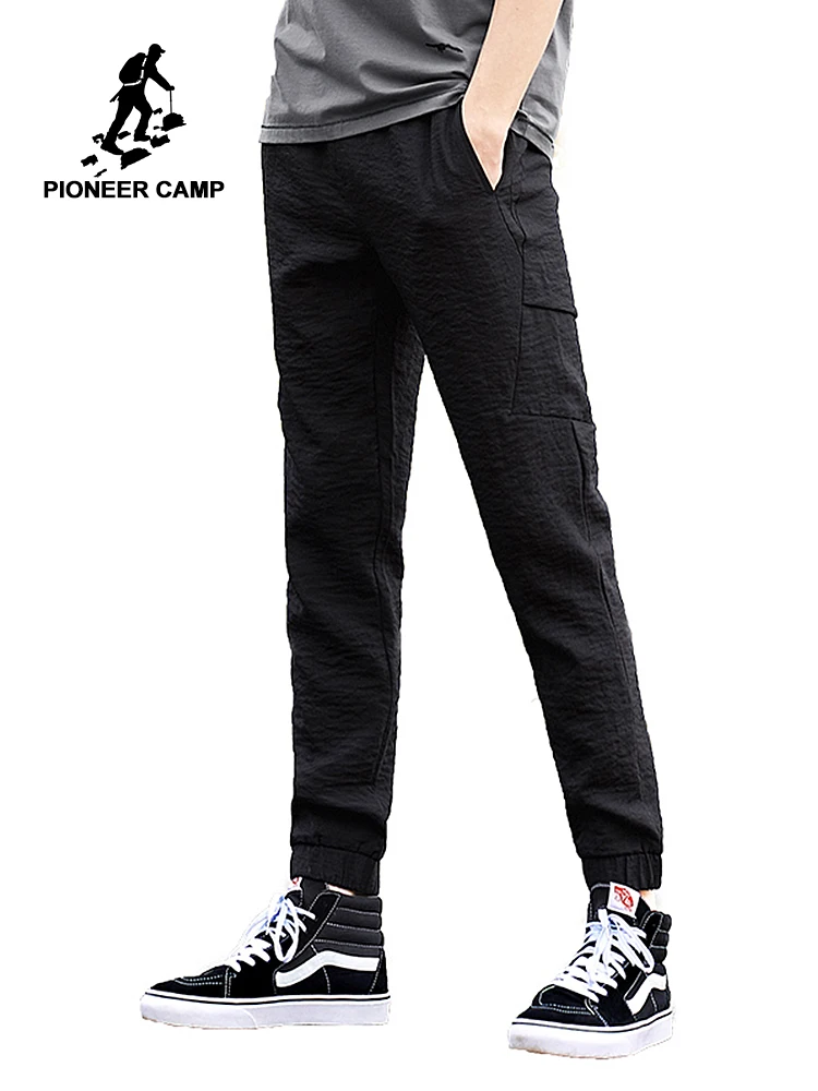 Пионерский лагерь Новые летние тонкие повседневные штаны брендовая мужская