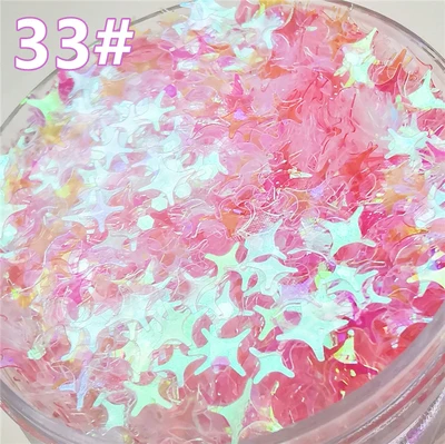 33 Ultrathin Sequins Nail Glitter Paillettes Irregular Rhinestone Eye Makeup Sequins Laser PET Sequin Nails Art Manicure Material - Цвет: 33
