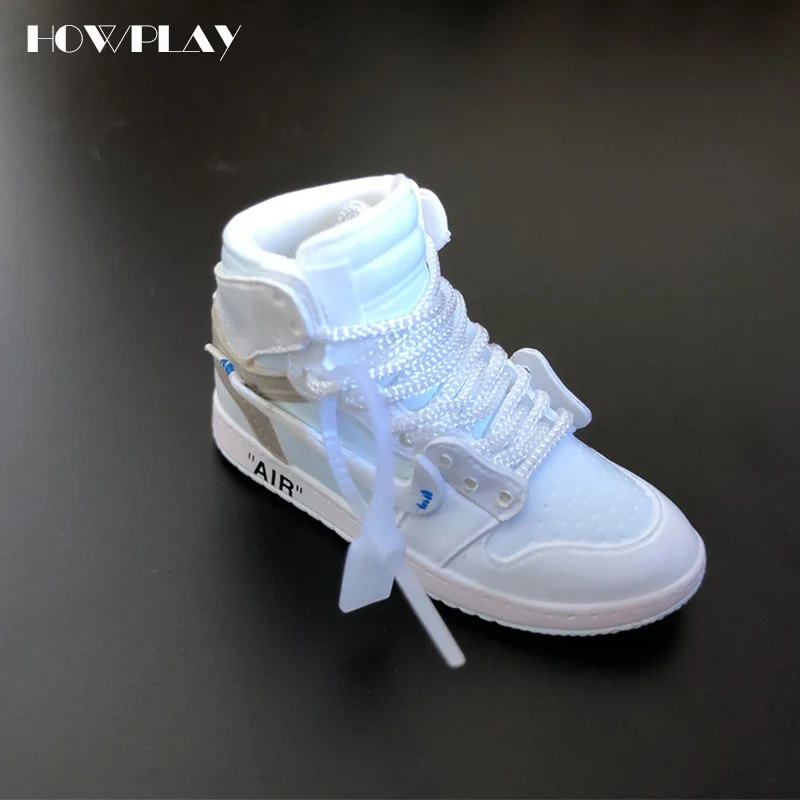 Howplay AJ1 OW брелок в виде кроссовка 3D jordan подвеска на рюкзак Баскетбольная обувь