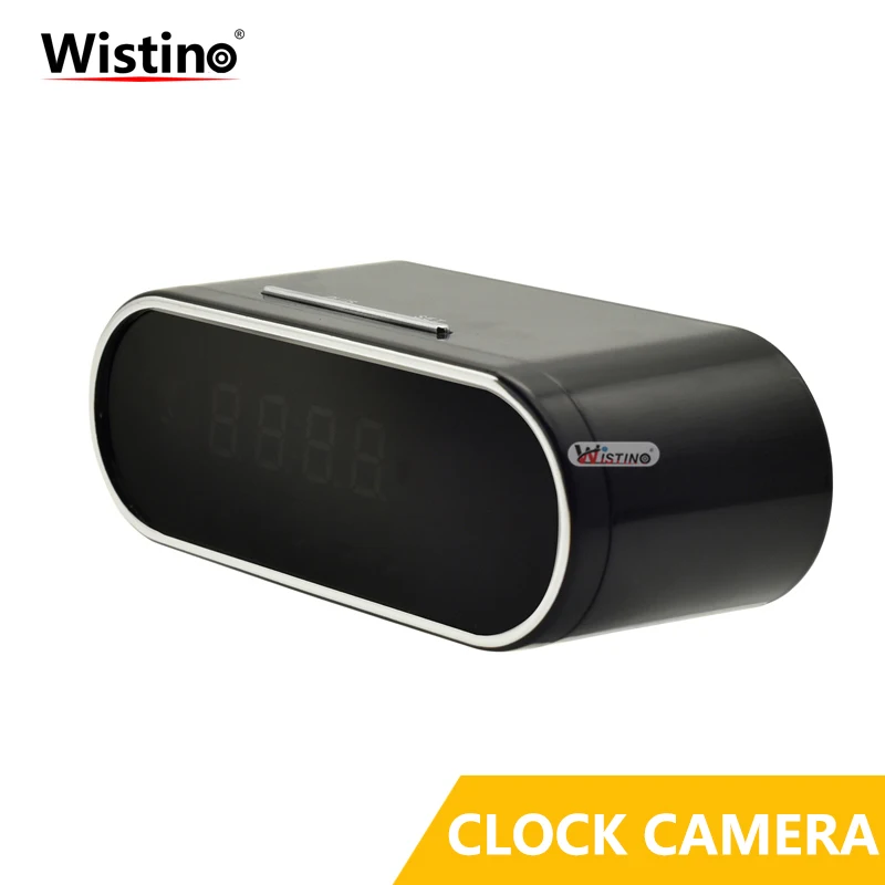 Wistino 1080P wifi камера няня камера Черная P2P IP часы безопасности IOS Android Обнаружение движения домашняя беспроводная камера безопасности