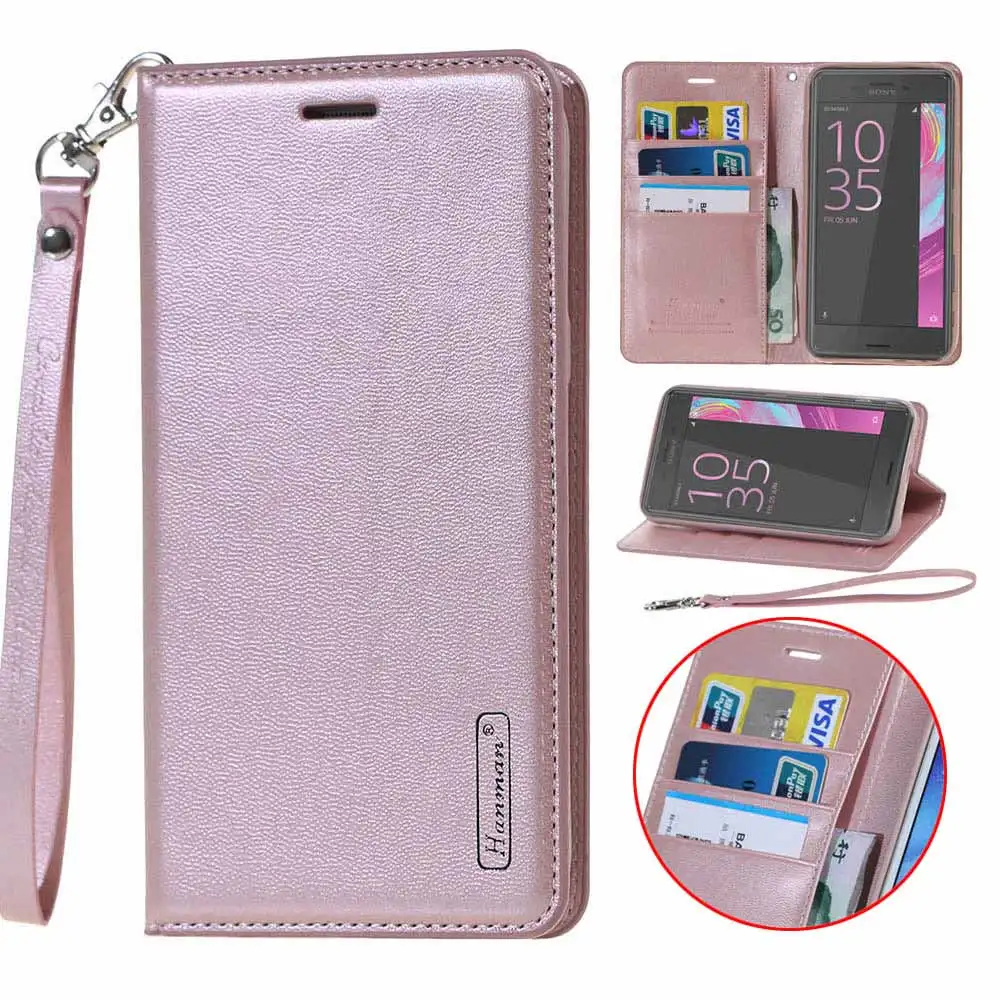 For Sony Xperia X Performance Case Luxury Leather Wallet Flip Card Slot Stand XP F8132 Phone Cover | Мобильные телефоны и