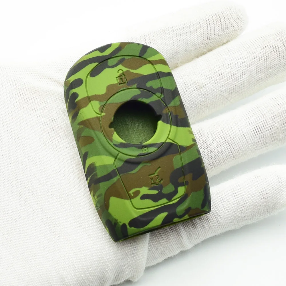 ATOBABI ключи случае камуфляж силиконовый Smart Remote Fobs крышка 3 пуговицы сумка интимные