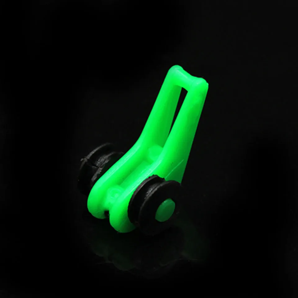 Green WALK FISH 10 шт./лот, пластиковый рыболовный крючок, хранитель для удочки, удочка, рыболовные приманки, рыболовный крючок, безопасный держатель, рыболовные снасти - Цвет: Green