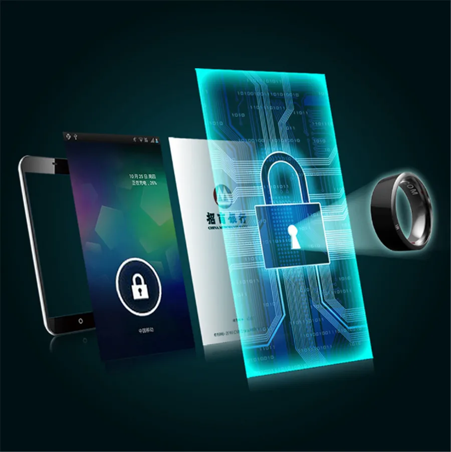 Werable устройств jakcom R3 смарт Кольцо электронный металла с ЧПУ мини-волшебное кольцо