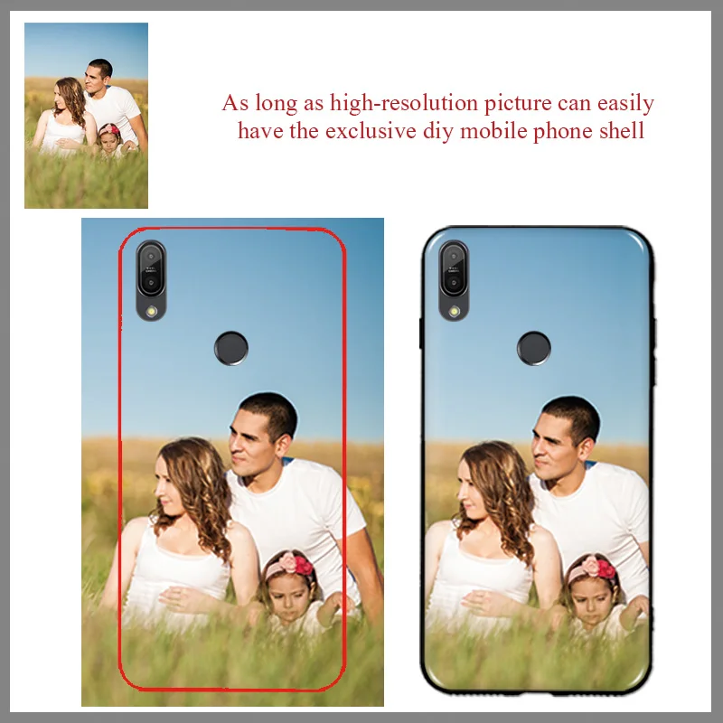 Чехол для Asus Zenfone Max Pro M1 ZB601KL индивидуальная фотография с именем печать чехол
