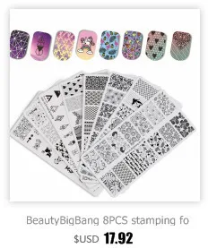 BeautyBigBang 1 лист лето Океан Дельфин Русалка растение дизайн ногтей переводные наклейки воды кончик ногтей Наклейка Маникюр Декор
