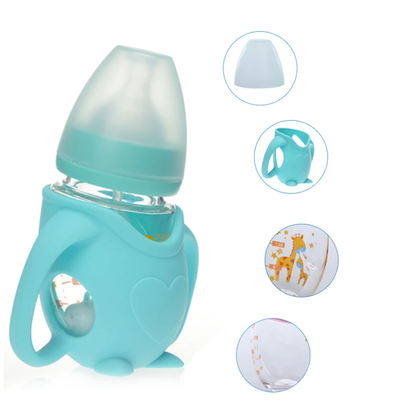 Бренд 3 шт./компл. детская бутылка Пингвин-форма ручка соска крышка щетка губка