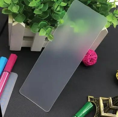 white 10pcs 10 шт./лот 5*15 см диспенсер для ленты, Матовый ПВХ васи ленты Органайзер линейка инструменты обертывание ленты канцелярские принадлежности - Цвет: white 10pcs