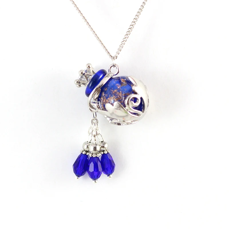 Женское ожерелье с подвеской в виде бутылки ароматом|perfume necklace|bottle necklacenecklace gold |