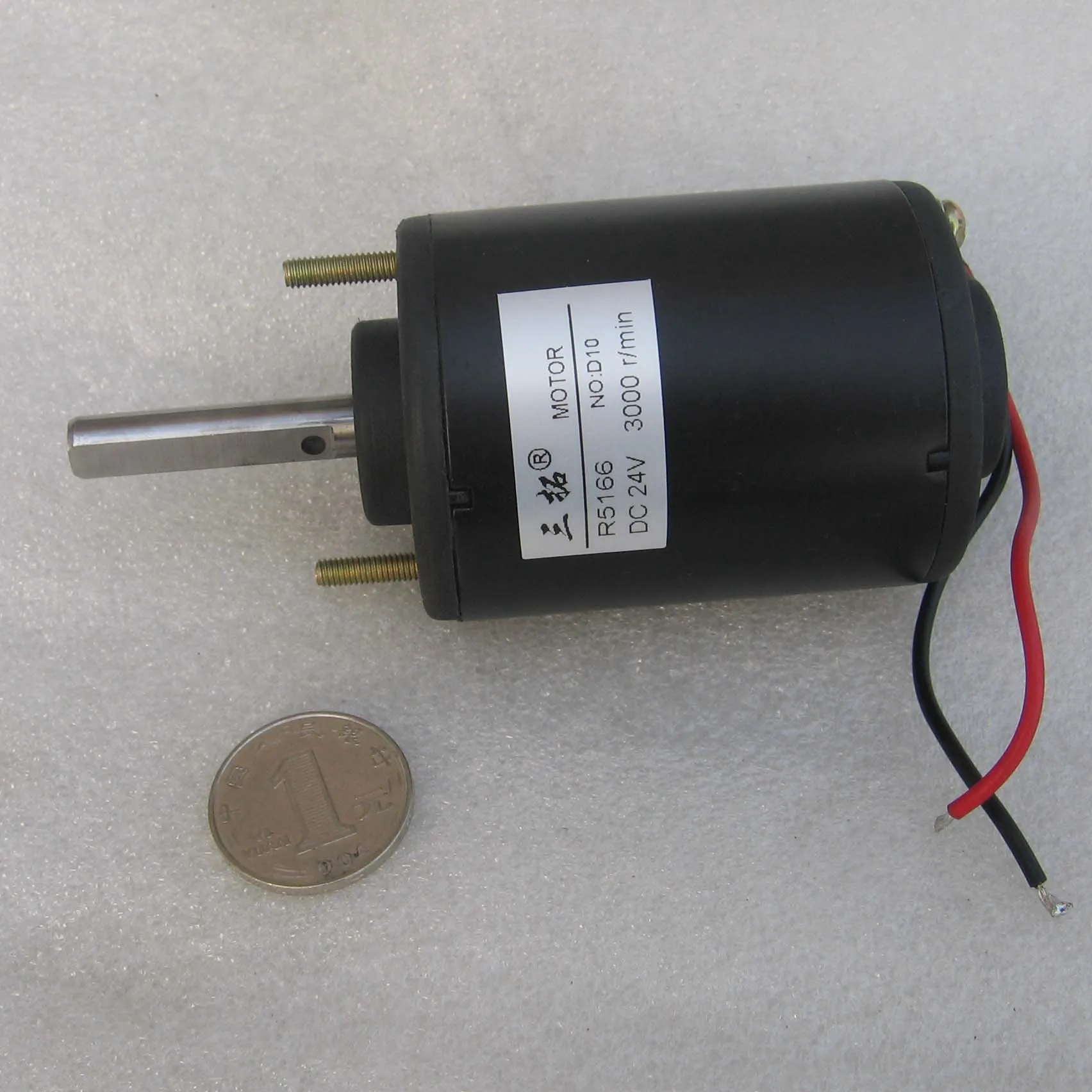 R5166 длинная ось высокоскоростной мотор постоянного тока щетки 24V 3000 rpm |