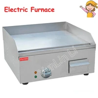 Electric Furnace Flat Pan Grooved Griddle Fried for Home Commercial Use FY-400
