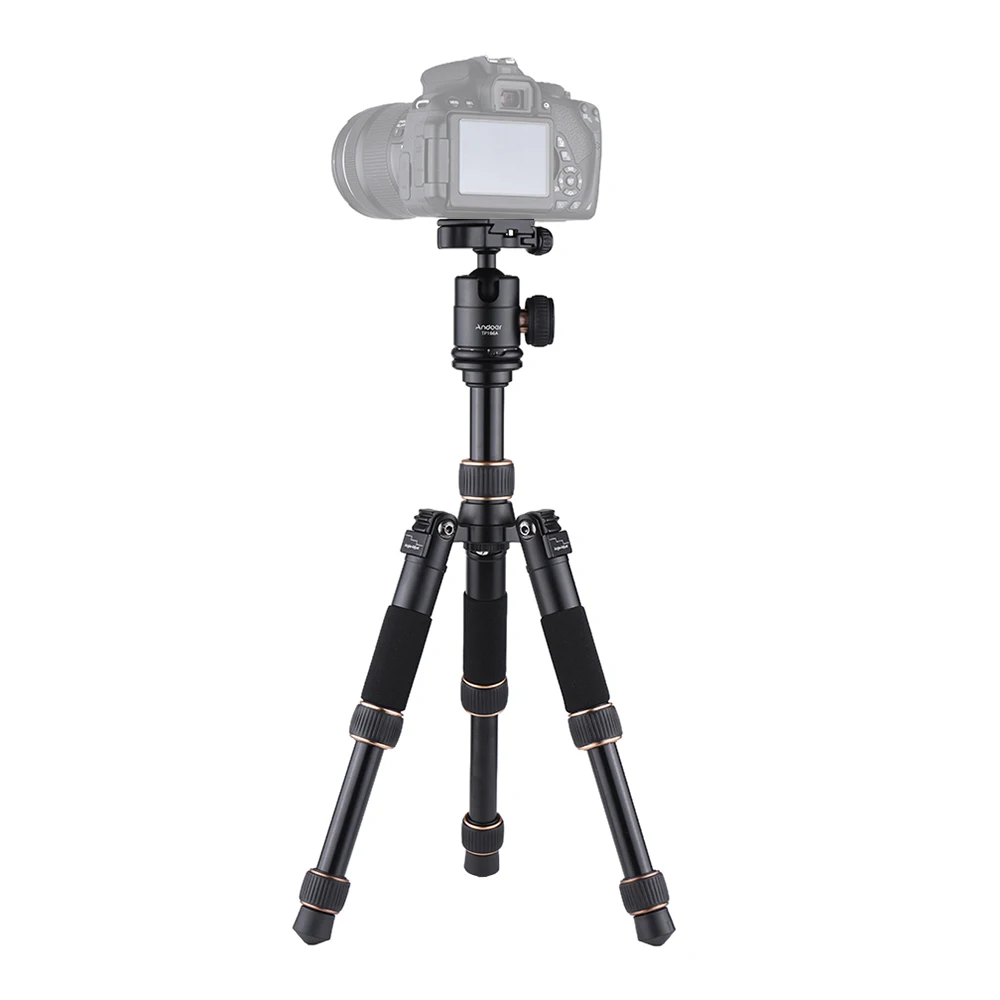 Andoer gorillapod TP166C легкий настольный мини-штатив из углеродного волокна с шаровой головкой для Canon Nikon sony камера DV видеокамера