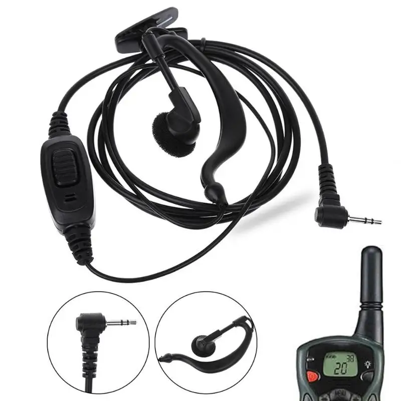 Гарнитура ALLOYSEED Walkie Talkie наушники 1 штырь разъем 2 5 мм PTT Mic вкладыши для Motorola T6200 TKLR T3