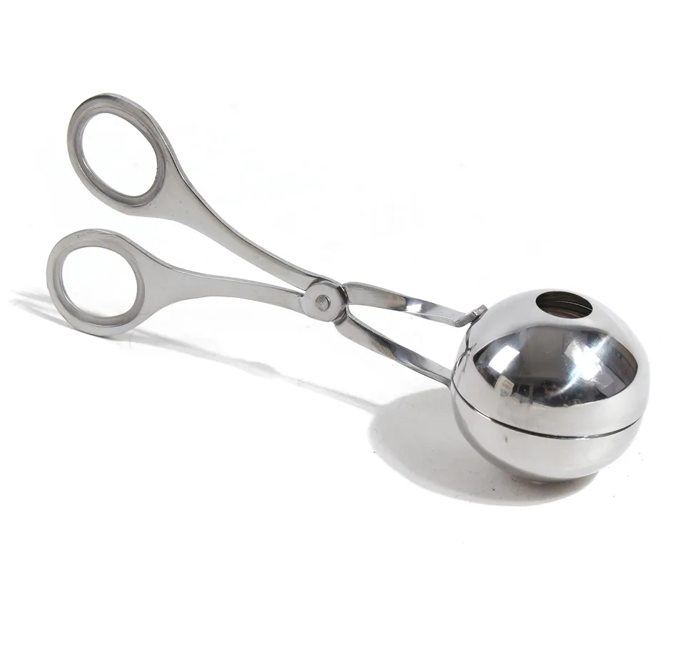 1 шт. кухонные принадлежности Meatball Maker Удобная Фаршированная Фрикаделька самодельный лед кремовые шарики ложка мясо рис фиксатор в виде шарика из нержавеющей стали