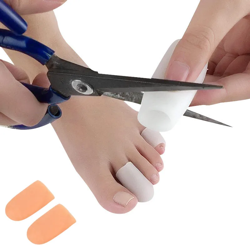 2 шт./компл. защита для пальцев уход за пальцами силиконовый мягкий большой носок