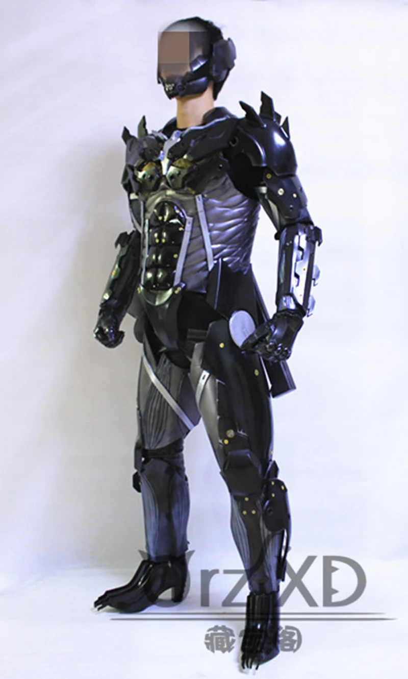Игра металлический Шестерни Райден Косплэй полный набор с оружием Шлем обувь