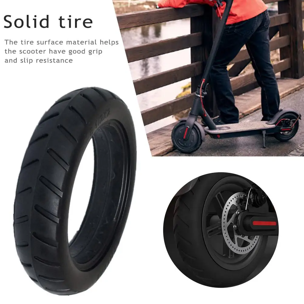 

M365 Electric Scooter Solid Tire 21.59 Centimeters Pedal Wheel Replace Explosion-proof Tire Scooter Accessories